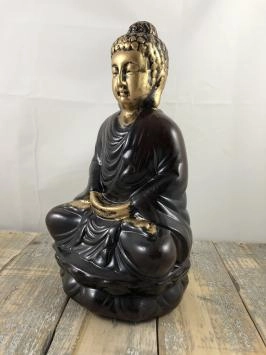 Zittende Boeddha - keramieken beeld - 31 cm - Thais