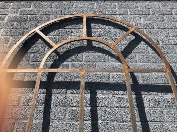 Stalraam van smeedijzer - 300 cm - exclusief raamvenster
