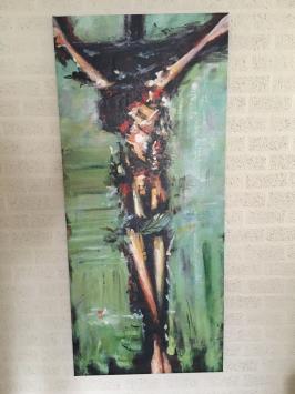 Große und schöne abstrakte Ölgemälde von: Jesus am Kreuz