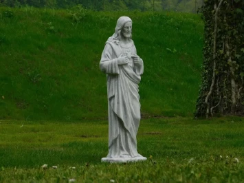 Jesus Statue – massiver Stein – Gartenstatue 80 cm