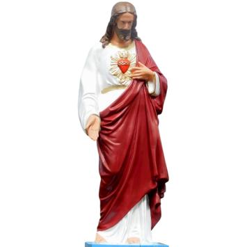 Heilig Hart Jezus – 113 cm hoog – XL polystone beeld