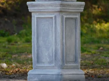 Statue du Sacré-Cœur de Jésus sur socle en pierre – 127 cm
