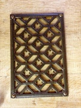 Garde-boue, grille d'aération, en fer, S