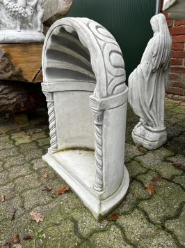 Gebetskapelle - Massivstein - Weiß-Grau - Kleine Version