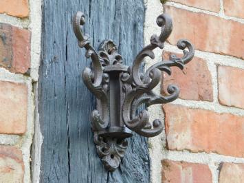 Kleiderständer mit beweglichen Haken - Gusseisen - Braun