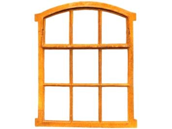 Stalraam met kiepraam - 71 x 57,5 cm - gietijzer