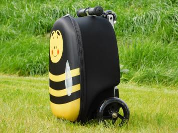 Koffer mit Stufe - Biene - Inkl. Nackenkissen