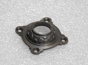 Rosace de poignée de porte – laiton patiné foncé – classique