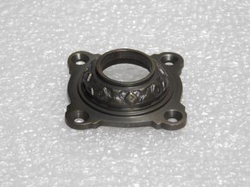 Türgriffrosette – dunkel patiniertes Messing – klassisch