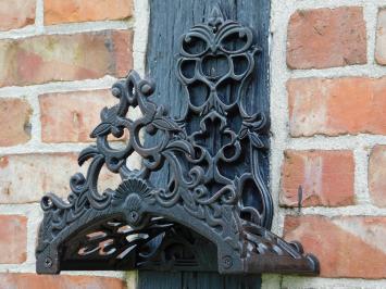 Klassischer Gartenschlauchhalter – 30 cm – Gusseisendekor