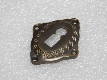 Rosace de verrouillage BB – laiton patiné foncé – classique