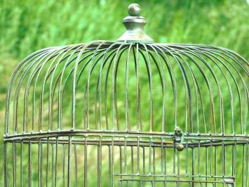 Vogelkäfig aus Metall - Standdeko - 120 cm - Detailreich