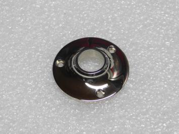 Rosace de poignée de porte ronde – nickel poli – diamètre 5 cm – élégante