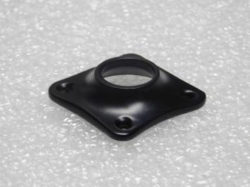 Klinkrozet Klaver - 4 x 4 cm - Zwart