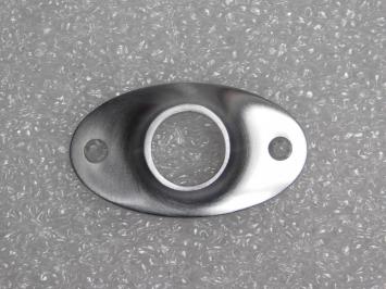 Ovale Griffrosette – mattes Nickel – 56 x 33 mm – modern