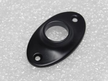 Rosace ovale pour poignée de porte – noir mat – moderne