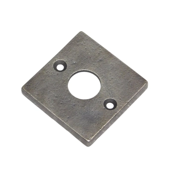 Rosace pour poignées et boutons - 5 x 5 cm - fonte