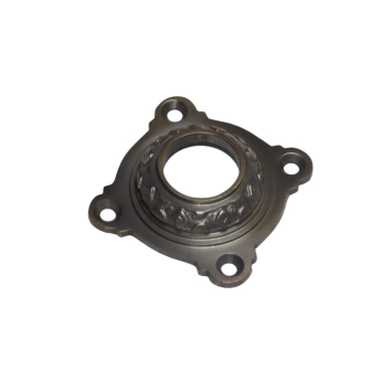 Klinkrozet – donker gepatineerd messing – klassiek