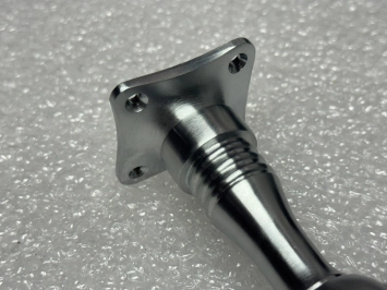 Türbeschlagset Nickel – mattes Chrom – 2 Türgriffe und Rosetten