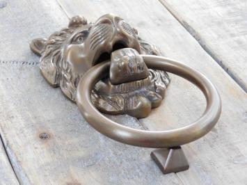 Hochwertiger Türklopfer Lion - Messingklopfer für Türen Antiker Türklopfer
