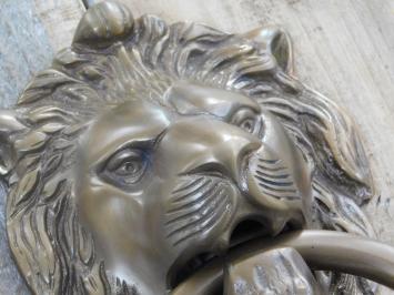 Hochwertiger Türklopfer Lion - Messingklopfer für Türen Antiker Türklopfer