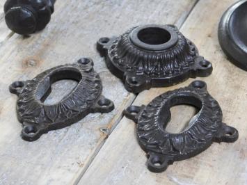 Türbeschläge - Set für die Haustür, antikes Eisen