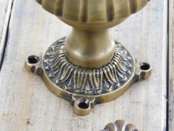 Brass deurknop + veiligheid rozet, voordeurset klassiek