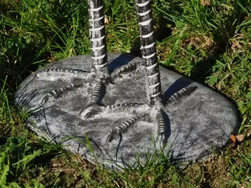 Kraanvogel tuinbeelden – set van 2 – metaal – 160 cm