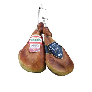 Decoratieve prosciutto – realistisch – kunststof – 50 cm