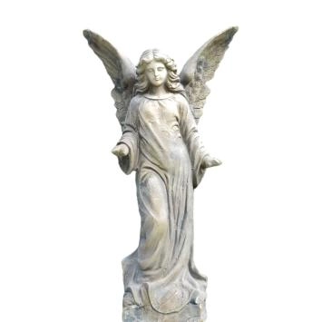Engel - polystone beeld - 72 cm - robuust - klassiek