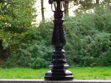 Wegeleuchte schwarz – Aluminium – 93 cm – klassisch