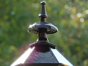 Staande buitenlamp zwart – aluminium – 93 cm – klassiek