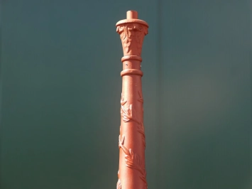 Große gusseiserne Laterne – 240 cm – schwere Gartenlaterne