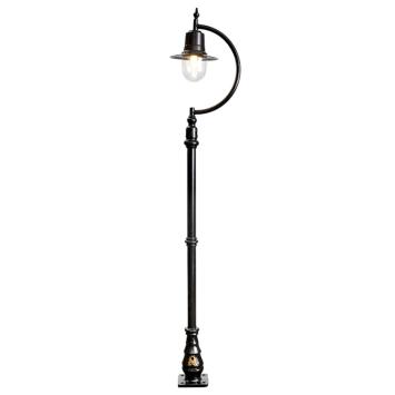 Lantaarnpaal 250 cm - Ganzennek - zwart - gietijzer