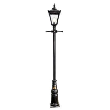 Laternenpfahl 300 cm – Gusseisen – schwarz – englischer Stil