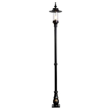 Lantaarnpaal 255 cm - Engelse stijl - slanke straatlamp