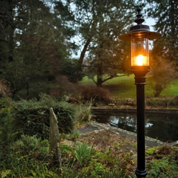 Poteau de lampe 255 cm - style anglais - lampadaire élancé