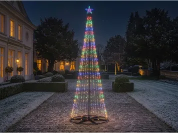 XXL LED-Weihnachtsbaum für außen – 350 cm – 848 LEDs mit Timer