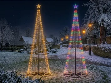 Sapin de Noël lumineux extérieur XXL – 350 cm – 848 LED et minuterie