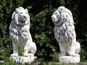 Löwen Satz – imposant – 135 cm – exklusive Dekoration