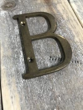 Lettre pour le numéro de la maison