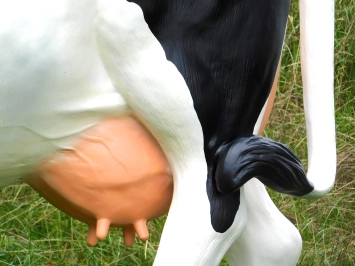 Vache – statue de jardin XXL – 147 x 205 cm – décoration polystone