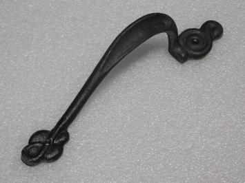 Poignée Art Nouveau gauche – fonte – 28,5 cm – élégante