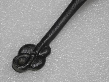Poignée Art Nouveau gauche – fonte – 28,5 cm – élégante