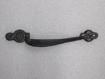 Jugendstil-Griff links – Gusseisen – 28,5 cm – elegant