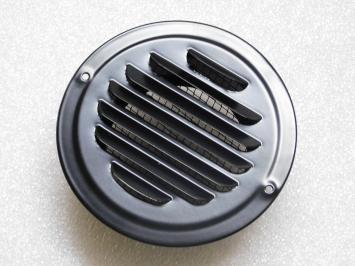 Grille d'aération en métal - avec maille - 14,5 cm - ronde