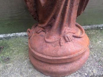 Maria - gietijzeren beeld - 60 cm - rustiek - gedetailleerd