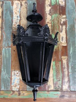 Außenlampe, Aluminium, schwarz mit Lampenfassung und Glas Alkmaar - 55cm