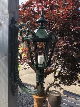 Belle lampe d'extérieur rurale Maastricht, vert foncé