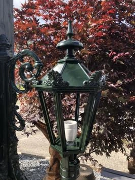 Belle lampe d'extérieur rurale Maastricht, vert foncé